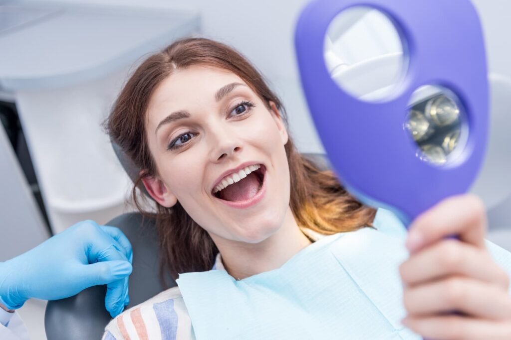 Imagem ilustrativa de atendimento em estética dental