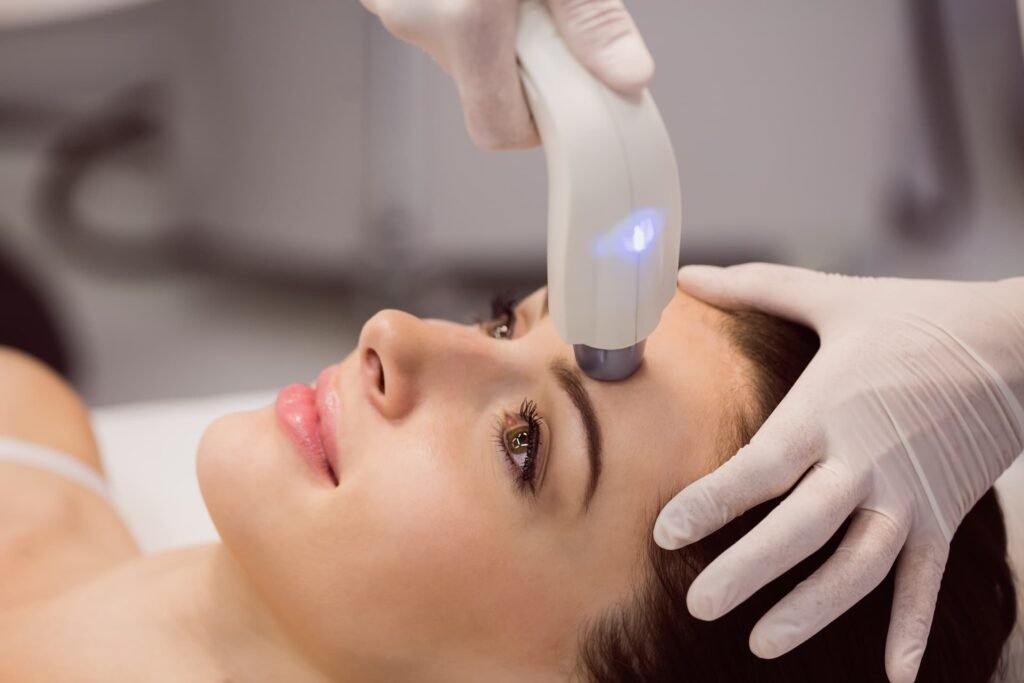 Imagem ilustrativa de procedimento de harmonização facial